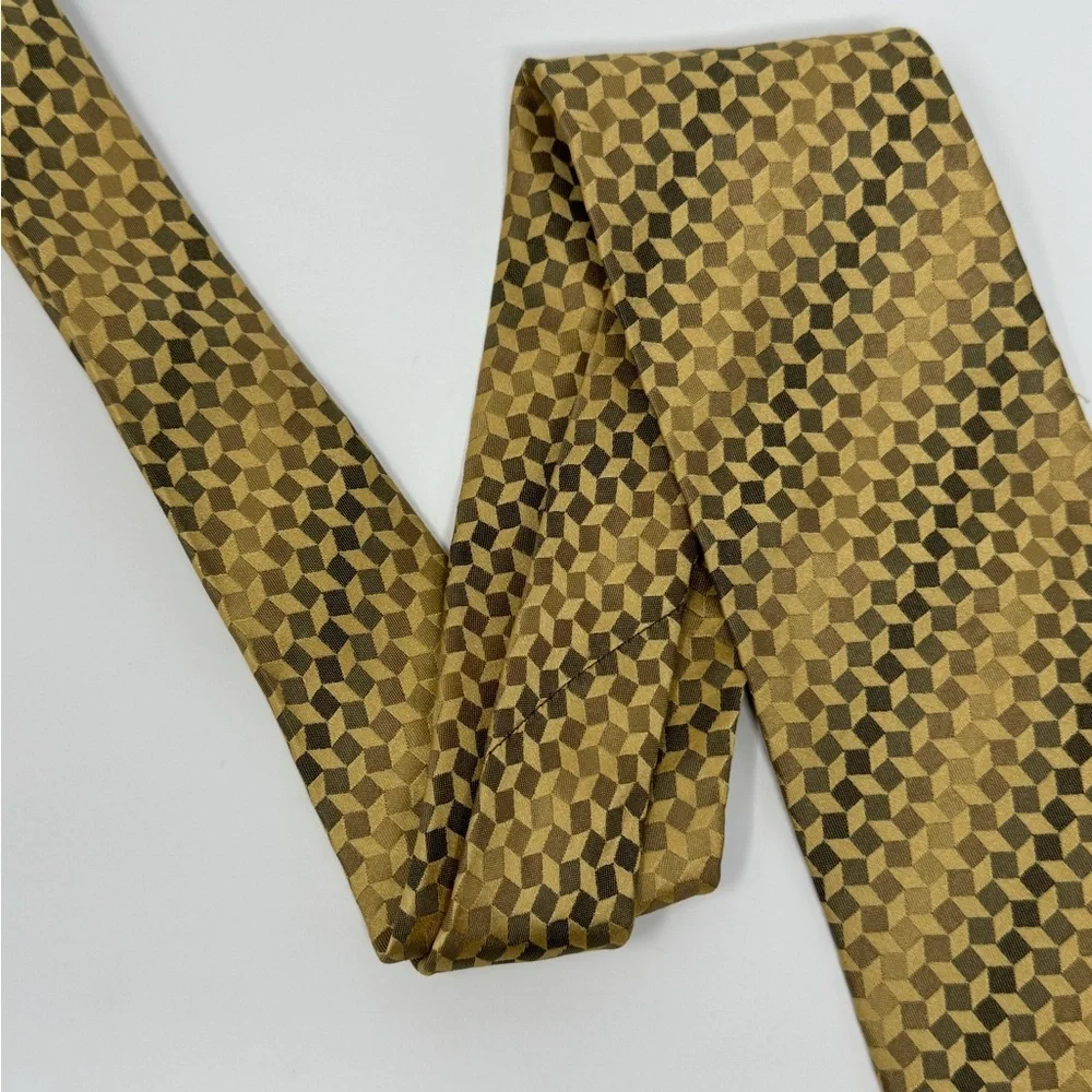 Dockers Silk Men's Necktie, tie, Teflon stain guard, geometric, formal, business